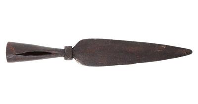Lot 32 chinese iron spear head qing dynasty 1644 1912