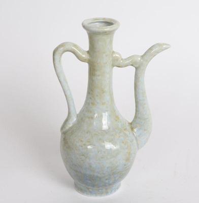 Lot 380 chinese green blue glazed ewer