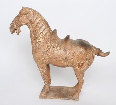 Lot 355 chinese ceramic horse roof tile