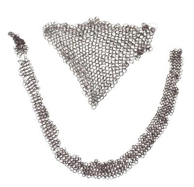 Lot 72 early element of european chainmail armour 16th 17th c.