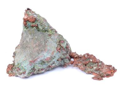 Lot 185 fine raw copper mineral specimen over 3000 grams