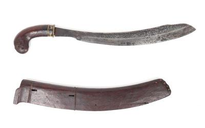 Lot 26 indonesian or moro sword w scabbard