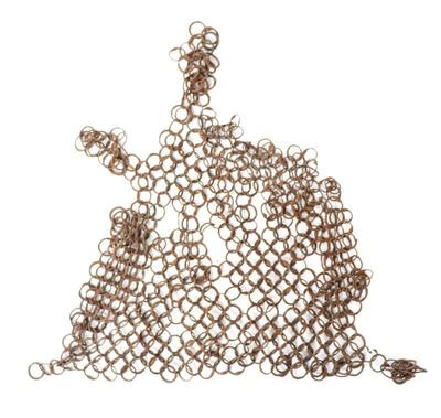 Lot 73 early element of riveted chainmail armour 16th 18th c.