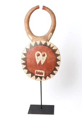 Lot 459 baule goli mask ivory coast