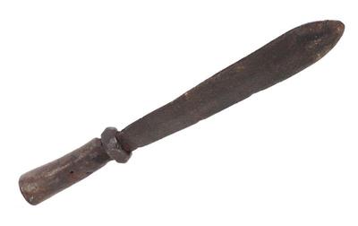 Lot 34 elongated chinese spear head 18th c.