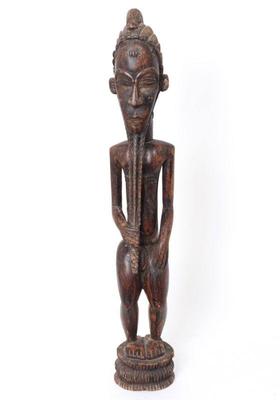 Lot 466 standing male spirit figure baule