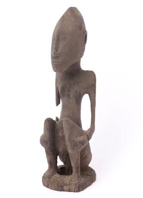 Lot 482 african carved ritual ancestor statue