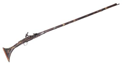 Lot 62 moroccan berber flintlock rifle