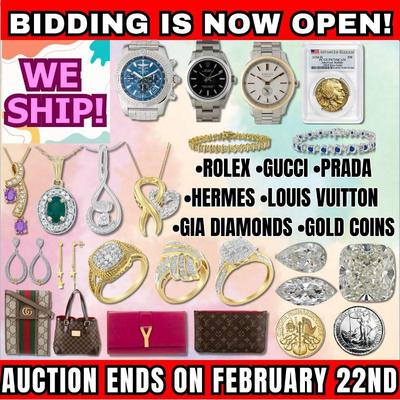 For more information and to place your bids, kindly visit us at https://garnetgazelle.hibid.com/ BID NOW!
