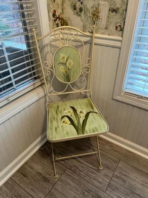 Hand painted chair 