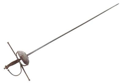 Lot 26 european cup hilt rapier 18th c.