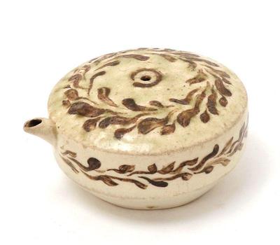 Lot 252 lovely korean ceramic crackle glazed water dropper