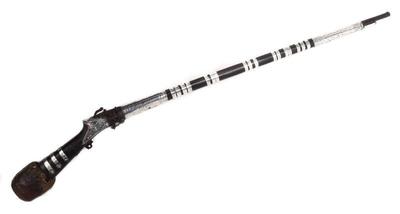 Lot 129 antique omani matchlock rifle 18th c.