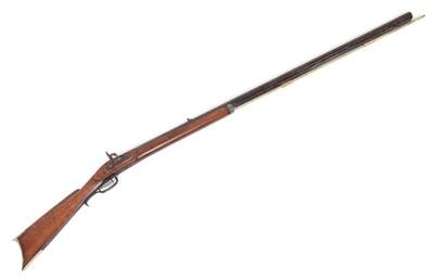 Sale Photo Thumbnail #94: Lot 97 american half stock percussion rifle