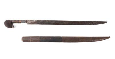 Lot 44 ottoman yataghan sword w scabbard