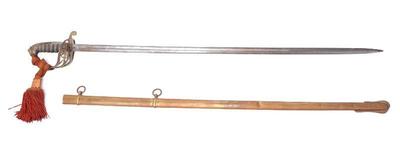 Lot 39 victorian 1845 infantry officers sword wsword knot