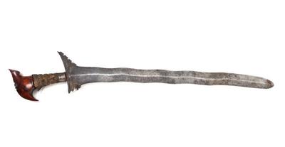 Lot 74 moro kris sword
