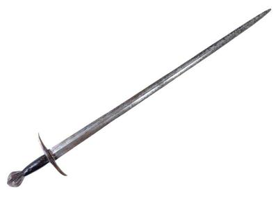 Lot 19 composite medieval knightly sword 16th c.