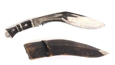Lot 59 gurkha kukri knife w scabbard