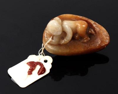 Lot 174 chinese jade pendant qing dynasty 18th 19th c.
