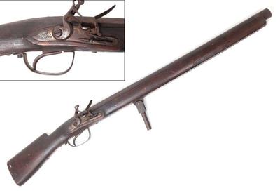 Lot 93 massive french indian american revolutionary war era swivel gun