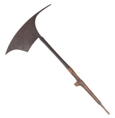 Lot 82 headhunters axe w brass trim ifugao bontoc peoples