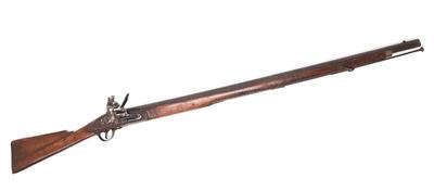 Lot 121 restocked tower brown bess flintlock rifle