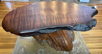 Redwood Burl Table