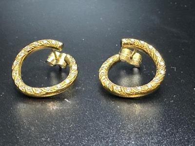 14k and diamond earrings