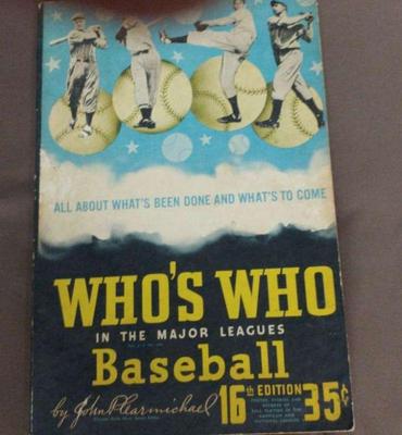 Baseball whos who 16th edition c 1948