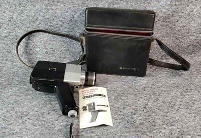 Vintage anscomatic 8mm movie camera