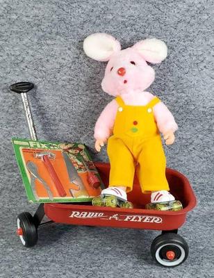 Toys mini radio flyer rabbit, toy tools