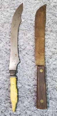 Vintage butcher knife carving knife