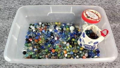 100s of marbles