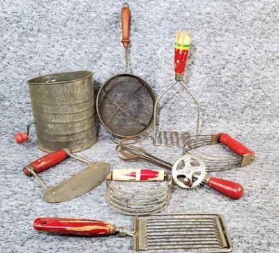 Kitchen food prep gadgets vintage and antique