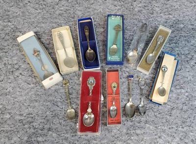 Travel souvenir collector s demitasse spoons