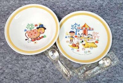 Irish carrigaline s pottery children's magic roundabout dinnerware