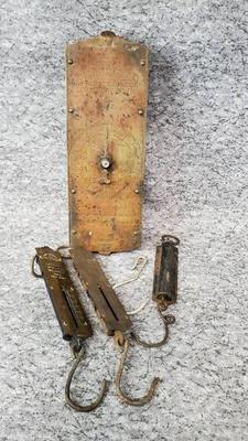 Antique spring balance style scales