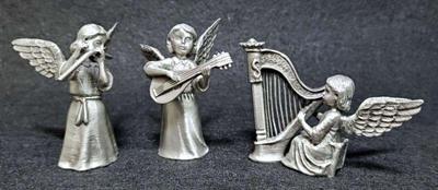 Hudson pewter angel band figurines