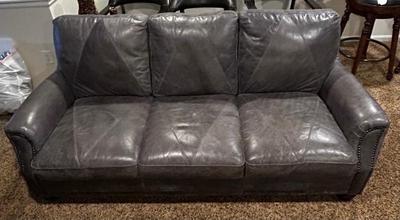 Leather Couch and Love Seat
