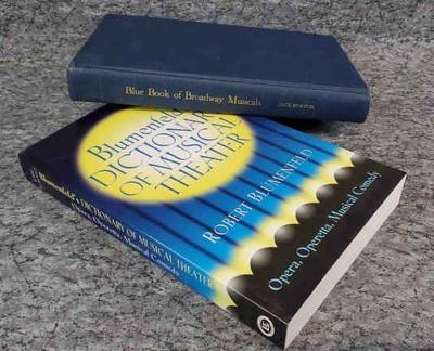 Book of broadway musicals dictionary of musical theater
