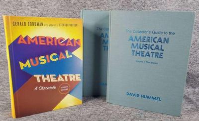 American musical theatre chronicles books