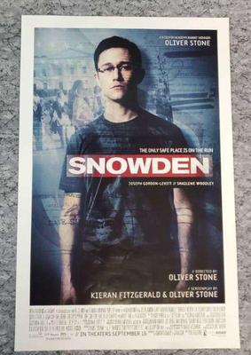 Snowden 2016 movie poster