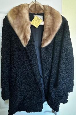 Fur Coat Mink and Lambs Wool