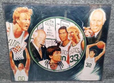 Autographed 16 x 20 celtics limited edition art print