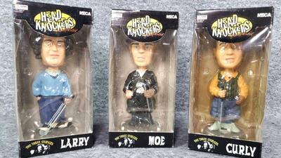 Meca boxed three stooges head knockers bobbleheads