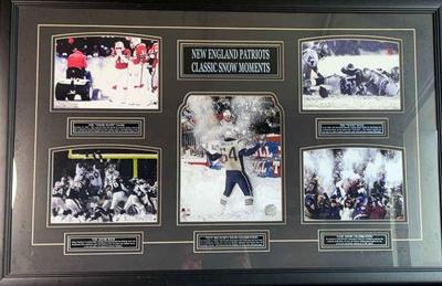 New england patriots classic snow moments