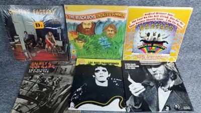 1969 1970s albums beatles, ccr, beach boys, lou reed, nilsson