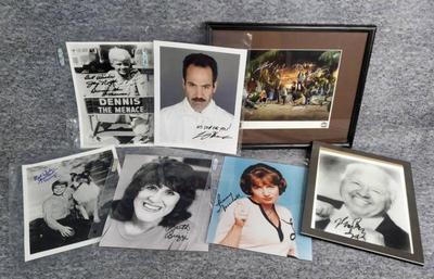 Autographed celebrity photos lost cast photo