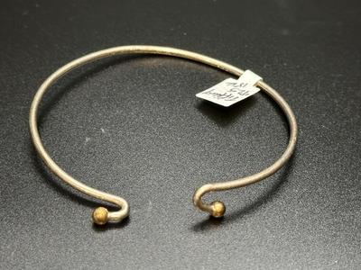 Tiffany Sterling and 18k gold bracelet